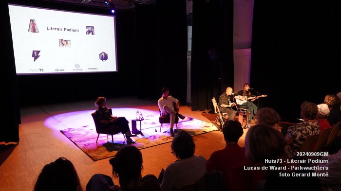DSC08983- Huis73 Literair Podium - Lucas de Waard - Parkwachters - 9sep2024 -  foto GerardMontE web