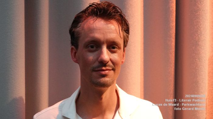 bDSC08935- Huis73 Literair Podium - Lucas de Waard - Parkwachters - 9sep2024 -  foto GerardMontE web