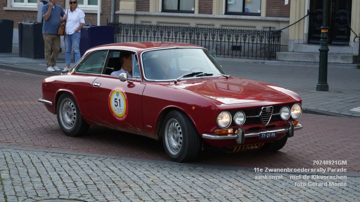 DSC05210- 11e Zwanenbroedersrally aankomst - Parade met Kikvorschen - 21sep2024 -  foto GerardMontE web