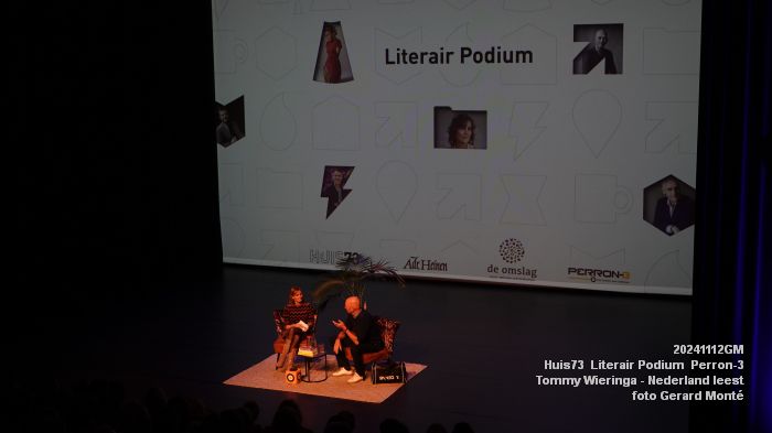 DSC05955- Huis73  Literair Podium  Perron-3 - Tommy Wieringa - Nederland leest - 12nov2024 -  foto GerardMontE web