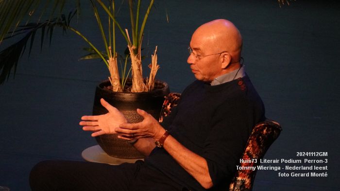 DSC05961- Huis73  Literair Podium  Perron-3 - Tommy Wieringa - Nederland leest - 12nov2024 -  foto GerardMontE web
