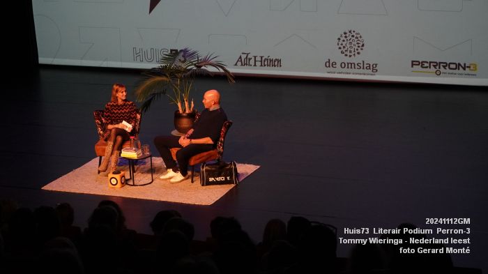 DSC05963- Huis73  Literair Podium  Perron-3 - Tommy Wieringa - Nederland leest - 12nov2024 -  foto GerardMontE web