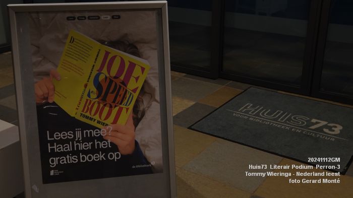 DSC05978- Huis73  Literair Podium  Perron-3 - Tommy Wieringa - Nederland leest - 12nov2024 -  foto GerardMontE web