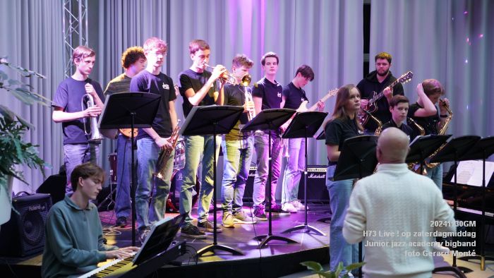 DSC00162- H73 Live op zaterdagmiddag - Junior jazz academy - 30nov2024 -  foto GerardMontE web