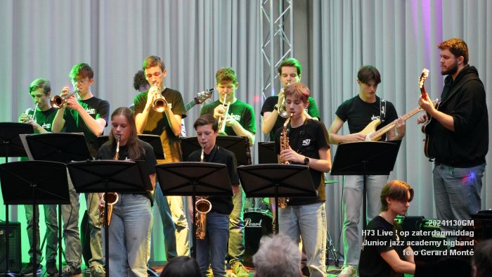 DSC00178- H73 Live op zaterdagmiddag - Junior jazz academy - 30nov2024 -  foto GerardMontE web