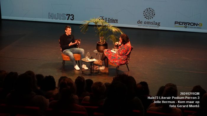 DSC08427- Huis73  Literair Podium  Perron-3 -  Jelle Hermus - Kom maar op - 11dec2024 -  foto GerardMontE web