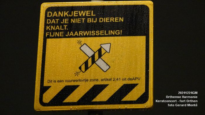 DSC00108- Kerstconcert door de Orthense Harmonie op het terrein van fort Orthen - 24dec2024 -  foto GerardMontE web