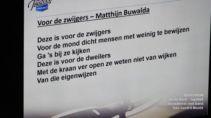 DSC00357- Grote Kerk - Top2000-kerkdienst met band - 28dec2024 -  foto GerardMontE web
