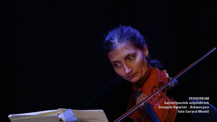 DSC01542- kamermuziek azijnfabriek - Desquin Kwartet - 6feb2025 -  foto GerardMontE web