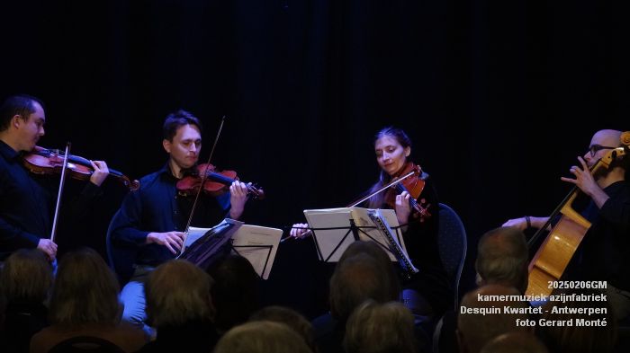 DSC01548- kamermuziek azijnfabriek - Desquin Kwartet - 6feb2025 -  foto GerardMontE web