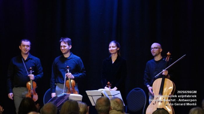 DSC01574- kamermuziek azijnfabriek - Desquin Kwartet - 6feb2025 -  foto GerardMontE web