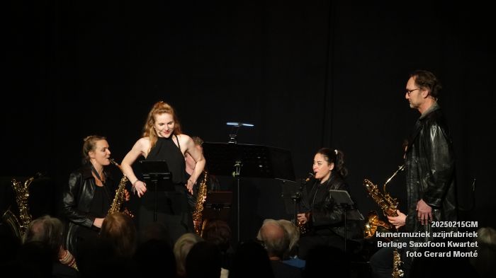 DSC02231- kamermuziek azijnfabriek - Berlage Saxofoon Kwartet - 15feb2025 -  foto GerardMontE web