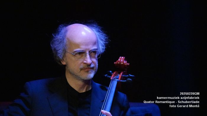 DSC02527- kamermuziek azijnfabriek - Quator Romantique Schubertiade - 20feb2025 -  foto GerardMontE web