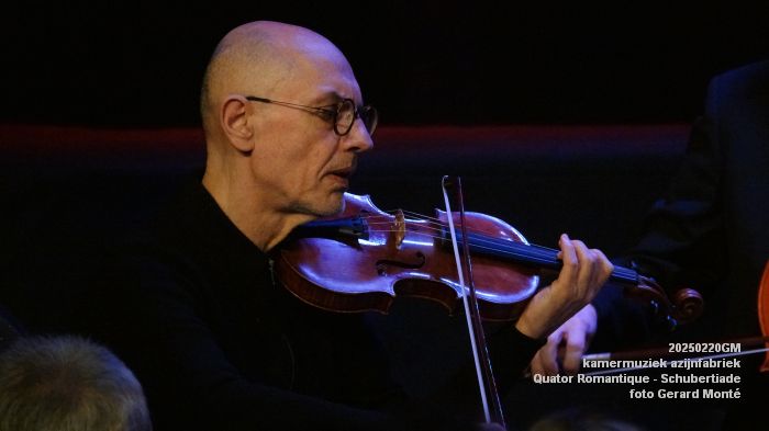 DSC02543- kamermuziek azijnfabriek - Quator Romantique Schubertiade - 20feb2025 -  foto GerardMontE web