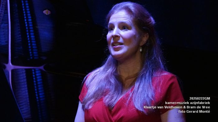 DSC02802- kamermuziek azijnfabriek - Klaartje van Veldhoven sopraan - Bram de Vree piano - 22feb2025 -  foto GerardMontE web