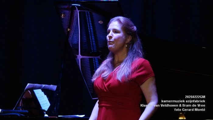 DSC02832- kamermuziek azijnfabriek - Klaartje van Veldhoven sopraan - Bram de Vree piano - 22feb2025 -  foto GerardMontE web