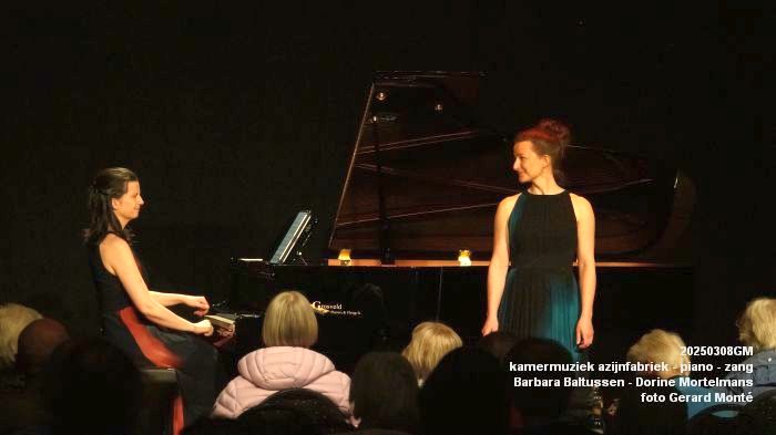 DSC04550- kamermuziek azijnfabriek - Barbara Baltussen piano en Dorine Mortelmans sopraan - 26feb2025 -  foto GerardMontE web