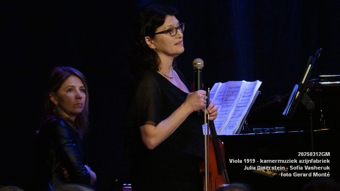 DSC05538- kamermuziek azijnfabriek - Julia Dinerstein viola - Sofia Vasheruk piano - Viola 1919 - 13mrt2025 -  foto GerardMontE web