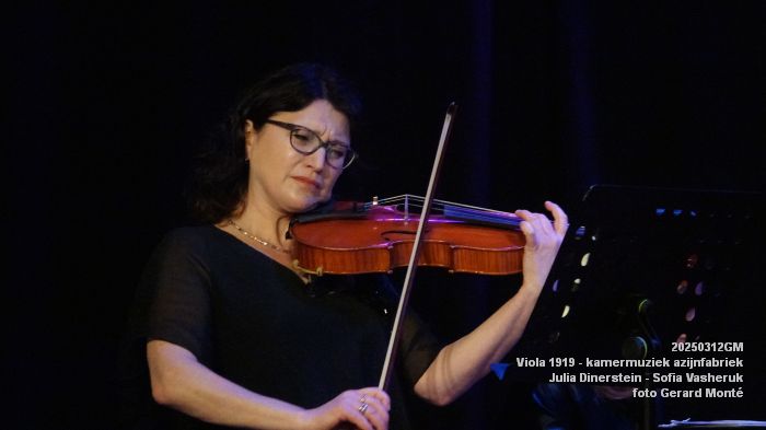DSC05553- kamermuziek azijnfabriek - Julia Dinerstein viola - Sofia Vasheruk piano - Viola 1919 - 13mrt2025 -  foto GerardMontE web