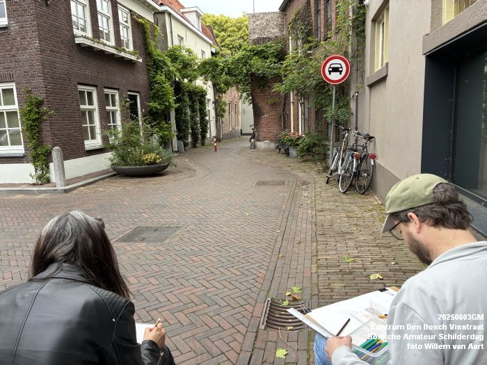IMG_1752- Centrum Den Bosch Visstraat  Bossche Amateur Schilderdag - 3juni2025 -  foto Willem van Aart