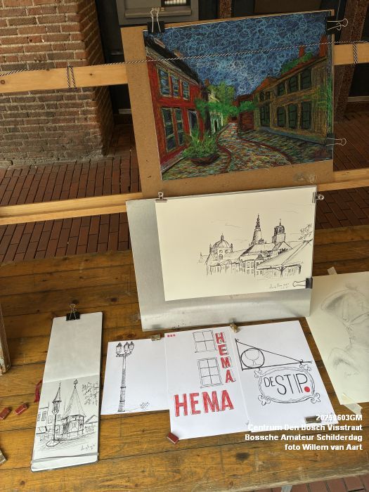IMG_1796- Centrum Den Bosch Visstraat  Bossche Amateur Schilderdag - 3juni2025 -  foto Willem van Aart