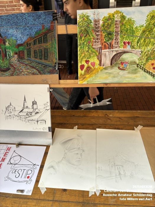 IMG_1797- Centrum Den Bosch Visstraat  Bossche Amateur Schilderdag - 3juni2025 -  foto Willem van Aart