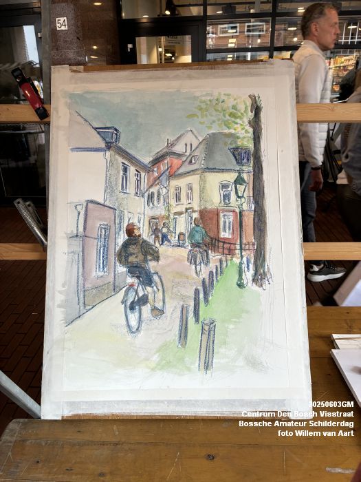 IMG_1804- Centrum Den Bosch Visstraat  Bossche Amateur Schilderdag - 3juni2025 -  foto Willem van Aart