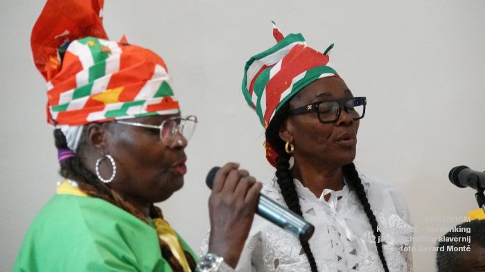 DSC00169- Keti Koti Den Bosch - herdenking 162 jaar afschaffing slavernij - Erfgoed Tuighuis - 1juli2025 -  foto GerardMontE web