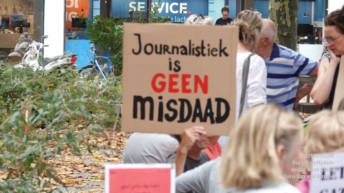 DSC02521- Burg Loeffplein - wake voor Gaza - 16aug2025 -  foto GerardMontE