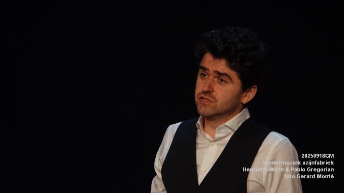 DSC05541- Frans Schubert - Die schoene Muellerin - Henriette Wirth piano - Pablo Gregorian tenor - 18sep2025 -  foto GerardMontE