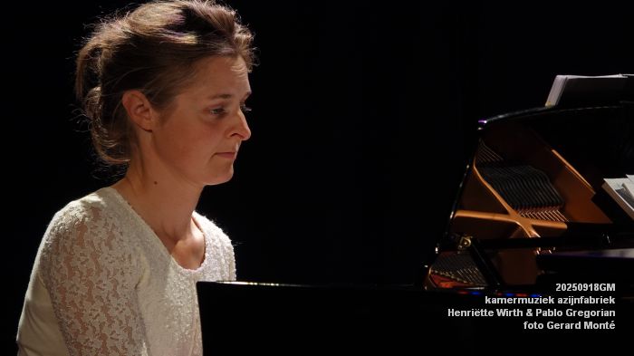 DSC05548- Frans Schubert - Die schoene Muellerin - Henriette Wirth piano - Pablo Gregorian tenor - 18sep2025 -  foto GerardMontE