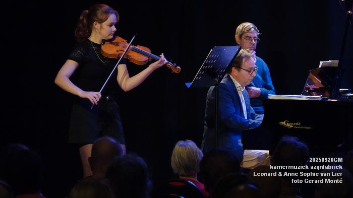 DSC05715- kamermuziek - Leonard van Lier piano - Anne Sophie van Lier viool - 20sep2025 -  foto GerardMontE