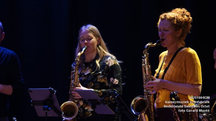 DSC07300- kamermuziek azijnfabriek - Nederlands Saxofoon Octet - 4okt2025 -  foto GerardMontE