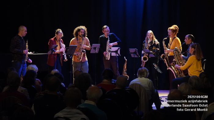 DSC07318- kamermuziek azijnfabriek - Nederlands Saxofoon Octet - 4okt2025 -  foto GerardMontE