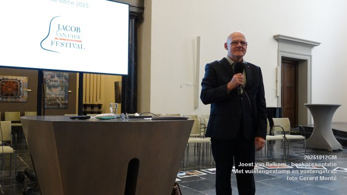 DSC08541- Joost van Balkom - boekpresentatie - Met vuistengestomp en voetengetrap - 12okt2025 -  foto GerardMontE