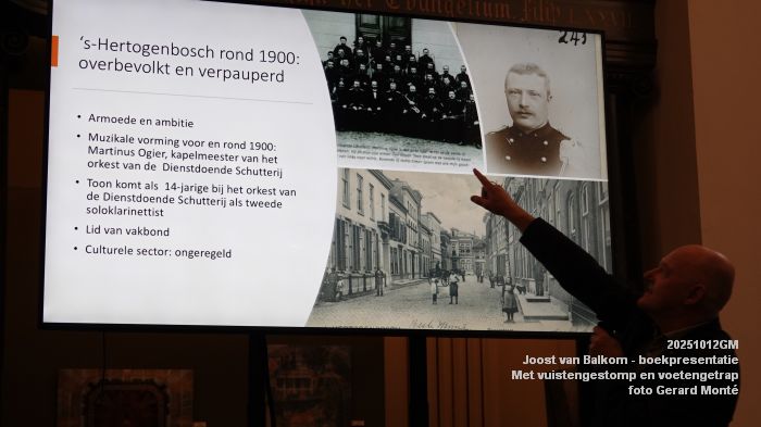 DSC08566- Joost van Balkom - boekpresentatie - Met vuistengestomp en voetengetrap - 12okt2025 -  foto GerardMontE