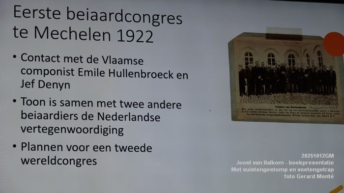 DSC08572- Joost van Balkom - boekpresentatie - Met vuistengestomp en voetengetrap - 12okt2025 -  foto GerardMontE