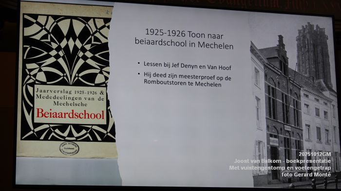 DSC08584- Joost van Balkom - boekpresentatie - Met vuistengestomp en voetengetrap - 12okt2025 -  foto GerardMontE