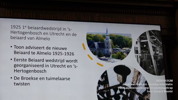 DSC08585- Joost van Balkom - boekpresentatie - Met vuistengestomp en voetengetrap - 12okt2025 -  foto GerardMontE