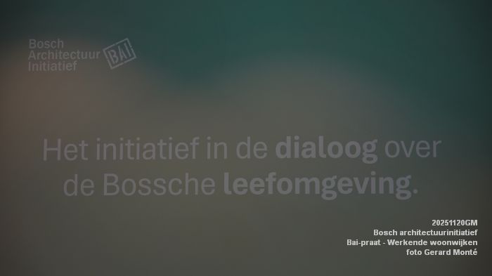 DSC02750- Bosch architectuurinitiatief - Bai-praat over Werkende woonwijken - 20nov2025 -  foto GerardMontE