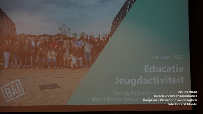 DSC02756- Bosch architectuurinitiatief - Bai-praat over Werkende woonwijken - 20nov2025 -  foto GerardMontE