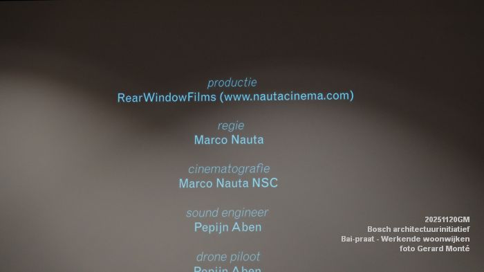 DSC02833- Bosch architectuurinitiatief - Bai-praat over Werkende woonwijken - 20nov2025 -  foto GerardMontE