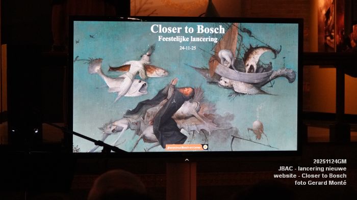 DSC03597- JBAC - lancering website - Closer to Bosch - 24nov2025 -  foto GerardMontE