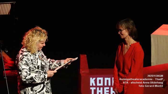 DSC04636- Koningstheateracademie KTA - afscheid Anna Uitdehaag - ThadP - 23nov2025 -  foto GerardMontE
