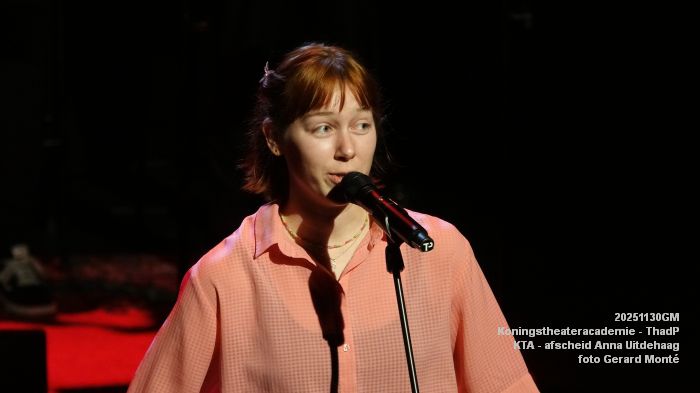DSC04643- Koningstheateracademie KTA - afscheid Anna Uitdehaag - ThadP - 23nov2025 -  foto GerardMontE