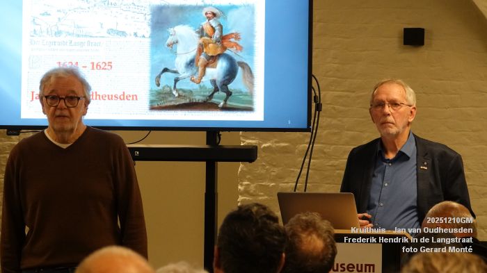 DSC05508- Kruithuis-lezing - Jan van Oudheusden W - Frederik Hendrik en de oorlog in de Langstraat 1624-1625 - 10dec2025 -  foto GerardMontE