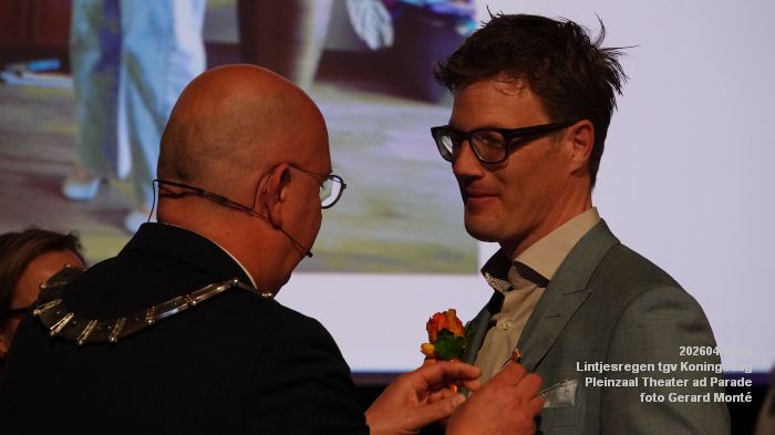 DSC07475- Lintjesregen tgv Koningsdag - Pleinzaal Theater aan de Parade - 24apr2026 - foto GerardMontE