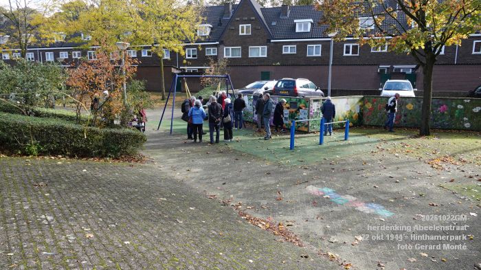 DSC03914- zesde herdenking vliegtuigramp Abeelenstraat = Hinthamerpark - 22okt2026 - foto GerardMontE