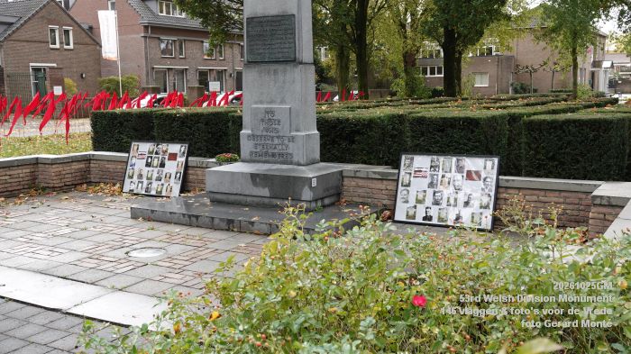 DSC04553- 53rd Welsh Division Monument - 146 Vlaggen voor de Vrede - 25okt2026 - foto GerardMontE
