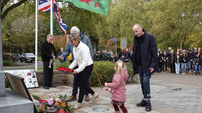 DSC04945- 53rd Welsh Division Monument - herdenking bevrijding 27-10-1944  - 27okt2026 - foto GerardMontE